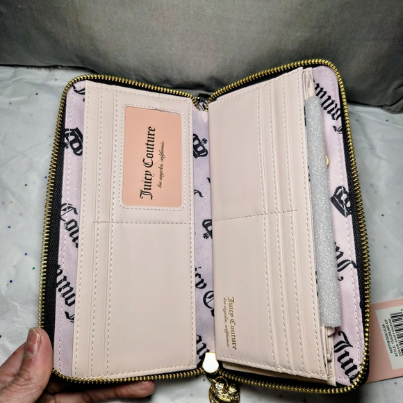 Juicy Couture Viral NWT Velvet Pink Shoulder Bag Set - Picture 11 of 11